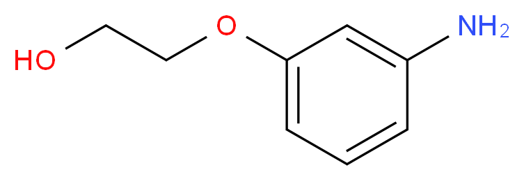 2-(3-aminophenoxy)ethanol_分子结构_CAS_50963-77-4)