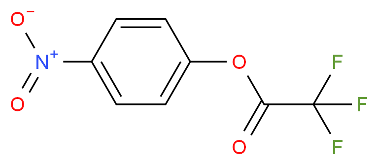 对硝基三氟乙酸苯酯_分子结构_CAS_658-78-6)