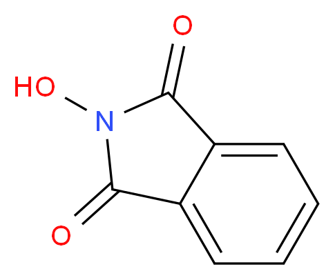 2-hydroxy-2,3-dihydro-1H-isoindole-1,3-dione_分子结构_CAS_524-38-9