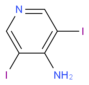 4-Amino-3,5-diiodopyridine_分子结构_CAS_98136-86-8)