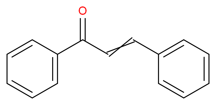 (2E)-1,3-diphenylprop-2-en-1-one_分子结构_CAS_94-41-7