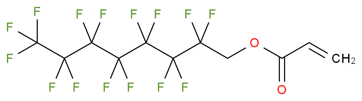 1H,1H-Perfluorooctyl acrylate 97%_分子结构_CAS_307-98-2)