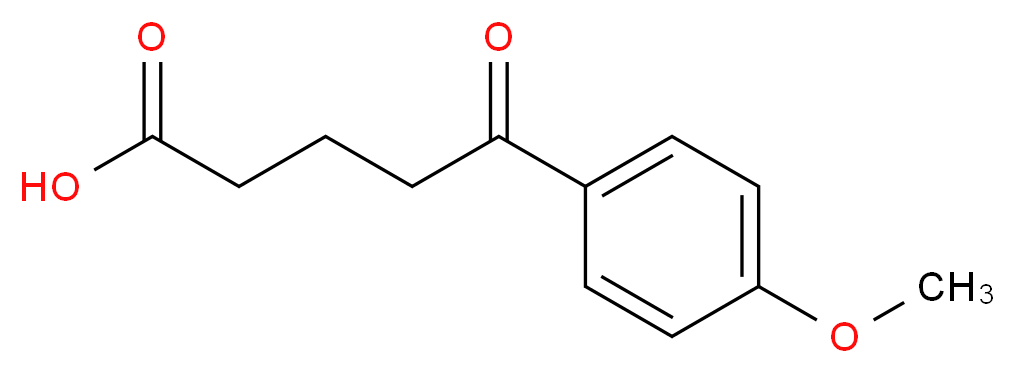 5-(4-methoxyphenyl)-5-oxopentanoic acid_分子结构_CAS_)