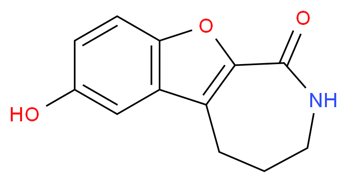 4-hydroxy-8-oxa-11-azatricyclo[7.5.0.0<sup>2</sup>,<sup>7</sup>]tetradeca-1(9),2,4,6-tetraen-10-one_分子结构_CAS_521937-07-5