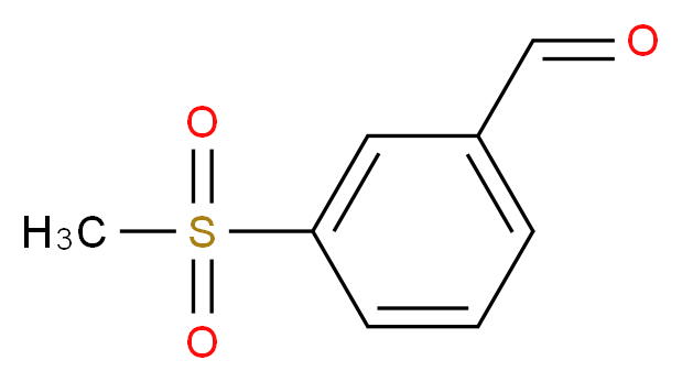 3-(Methylsulphonyl)benzaldehyde_分子结构_CAS_43114-43-8)