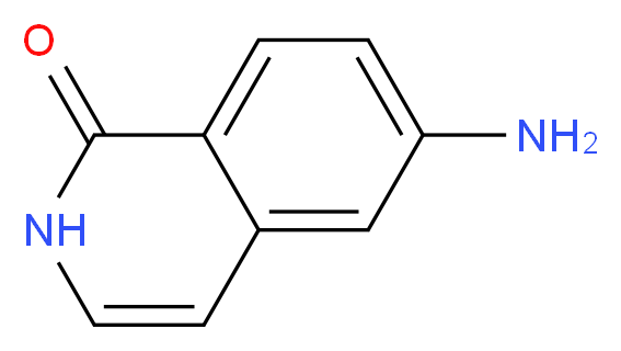 6-amino-1,2-dihydroisoquinolin-1-one_分子结构_CAS_216099-46-6