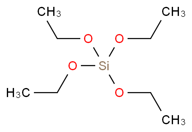 原硅酸四乙酯_分子结构_CAS_78-10-4)