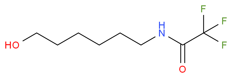 2,2,2-trifluoro-N-(6-hydroxyhexyl)acetamide_分子结构_CAS_40248-34-8