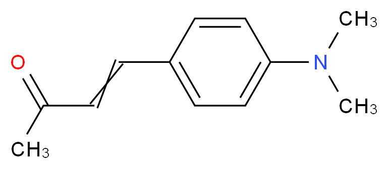 4-[4-(dimethylamino)phenyl]but-3-en-2-one_分子结构_CAS_5432-53-1)