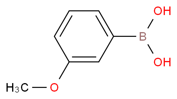 3-甲氧基苯硼酸_分子结构_CAS_10365-98-7)