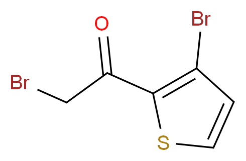 2-Bromo-1-(3-bromo-2-thienyl)-1-ethanone_分子结构_CAS_81216-95-7)
