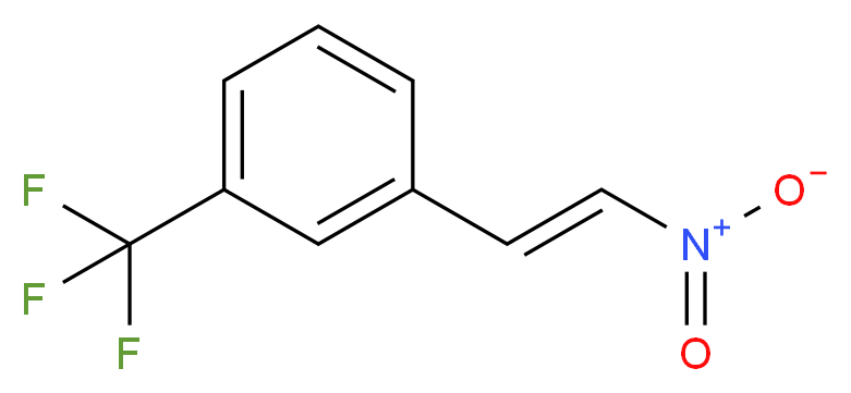 反式-β-硝基-3-(三氟甲基)苯乙烯_分子结构_CAS_62248-94-6)