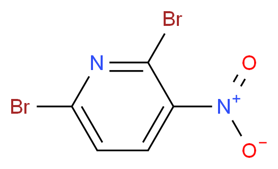 2,6-Dibromo-3-nitropyridine_分子结构_CAS_55304-80-8)