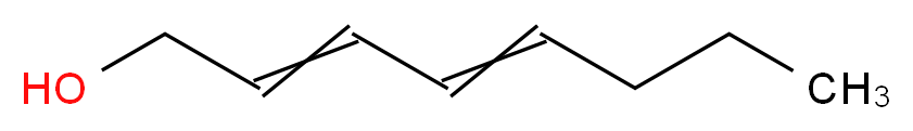(2E,4E)-Octa-2,4-dien-1-ol_分子结构_CAS_18409-20-6)
