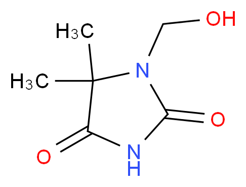 mono-METHYLOLDIMETHYLHYDANTOIN_分子结构_CAS_116-25-6)