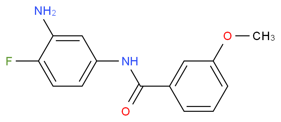 N-(3-Amino-4-fluorophenyl)-3-methoxybenzamide_分子结构_CAS_)