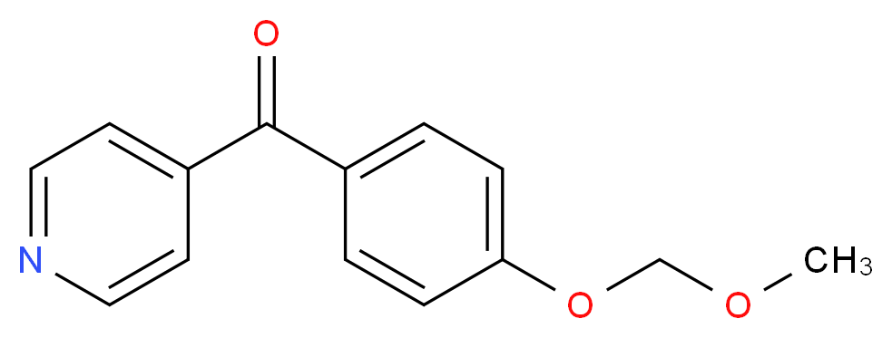 [4-(methoxymethoxy)phenyl](pyridin-4-yl)methanone_分子结构_CAS_938458-58-3)