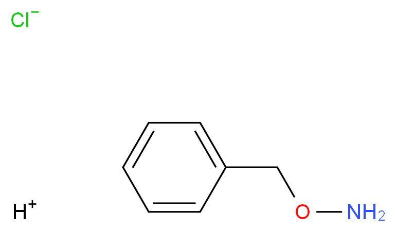 hydrogen O-benzylhydroxylamine chloride_分子结构_CAS_2687-43-6