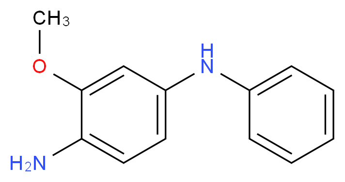 2-Methoxy-N4-phenyl-1,4-phenylenediamine_分子结构_CAS_5840-10-8)