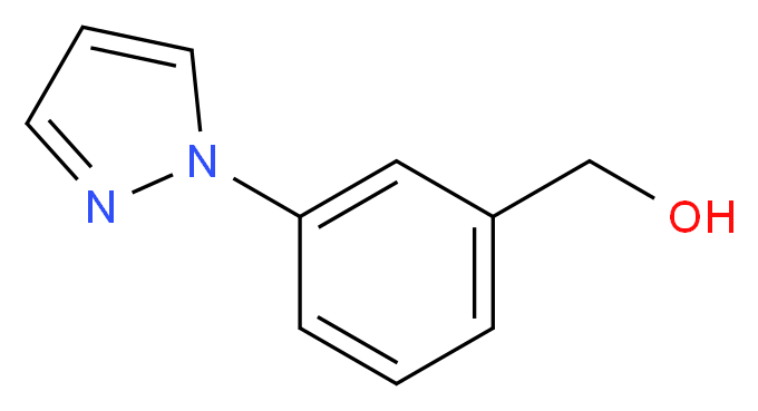 [3-(1H-Pyrazol-1-yl)phenyl]methanol_分子结构_CAS_864068-80-4)