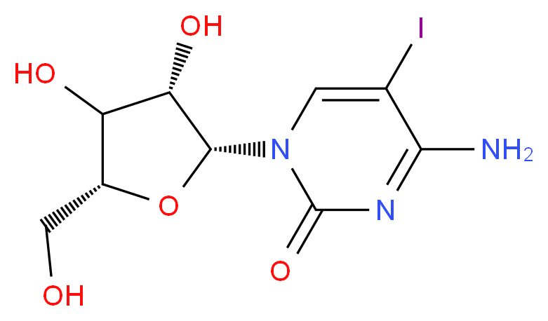 5-Iodocytidine_分子结构_CAS_1147-23-5)