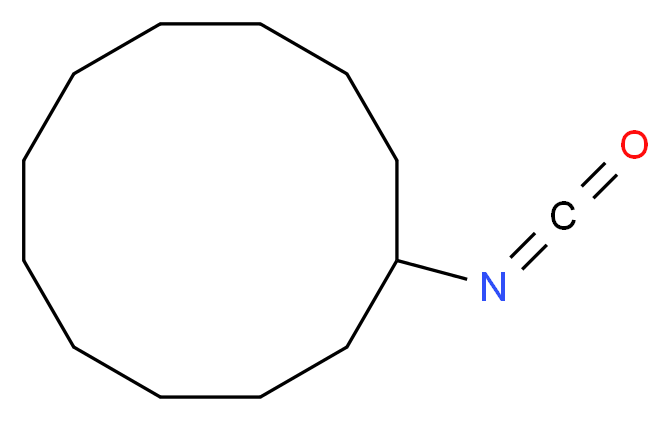 isocyanatocyclododecane_分子结构_CAS_480439-08-5