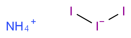 ammonium triiodan-2-uide_分子结构_CAS_12298-32-7