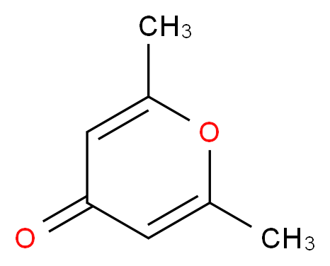 2,6-Dimethyl-4H-pyran-4-one_分子结构_CAS_1004-36-0)