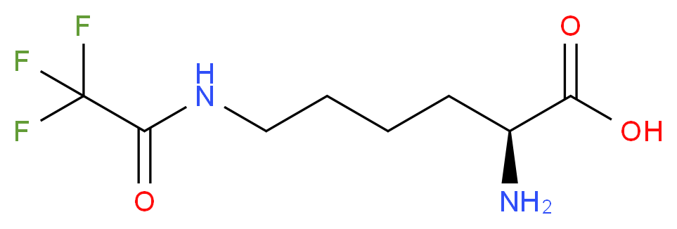 Nε-Trifluoroacetyl-L-lysine_分子结构_CAS_10009-20-8)