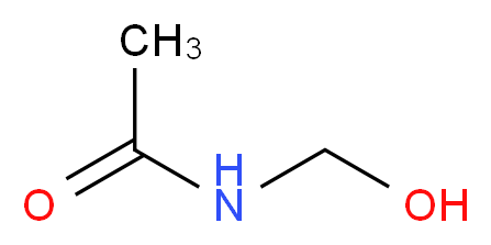 N-(Hydroxymethyl)acetamide_分子结构_CAS_625-51-4)