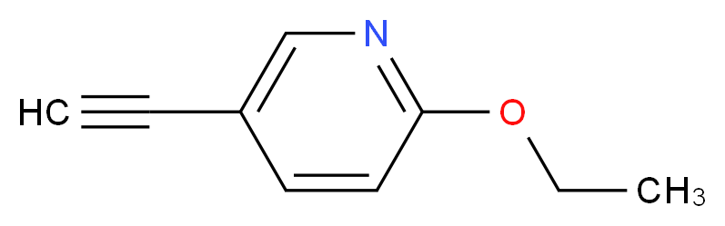 2-ethoxy-5-ethynylpyridine_分子结构_CAS_1196154-85-4)