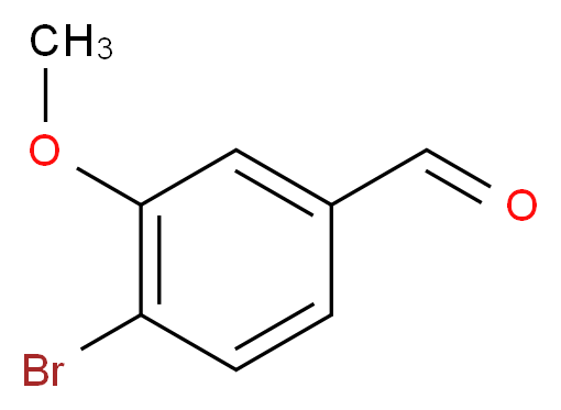 4-bromo-3-methoxybenzaldehyde_分子结构_CAS_43192-34-3