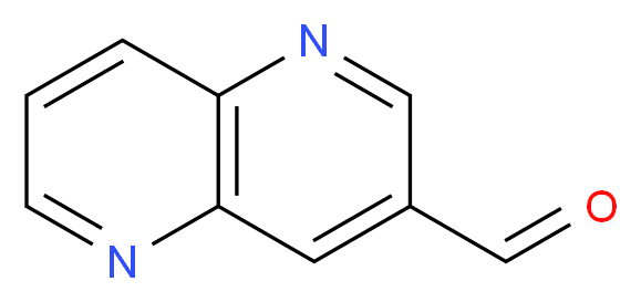 1,5-naphthyridine-3-carbaldehyde_分子结构_CAS_959617-49-3