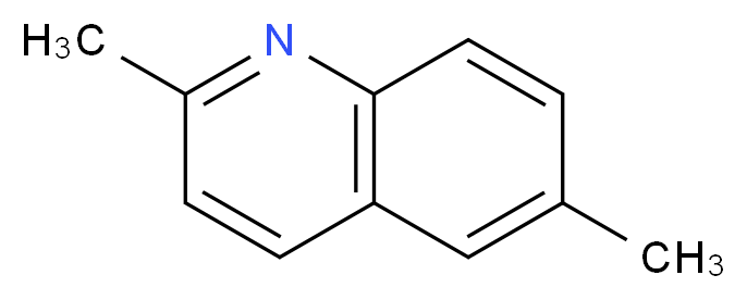 6-Methylquinaldine_分子结构_CAS_877-43-0)