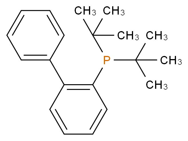 2-(二叔丁基膦)联苯_分子结构_CAS_224311-51-7)