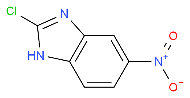 2-chloro-5-nitro-1H-1,3-benzodiazole_分子结构_CAS_5955-72-6