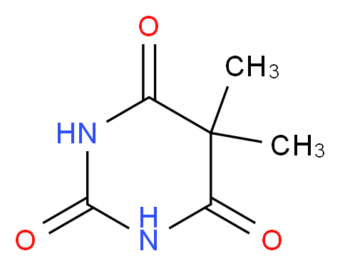 5,5-二甲基巴比妥酸_分子结构_CAS_24448-94-0)