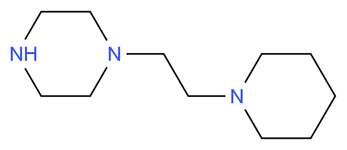 1-(2-Piperidin-1-yl-ethyl)-piperazine_分子结构_CAS_)