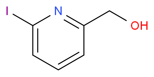 (6-Iodo-pyridin-2-yl)-methanol_分子结构_CAS_851102-41-5)