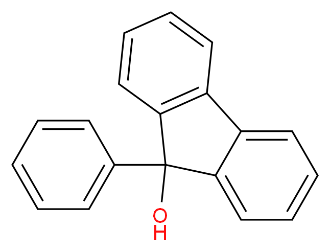 9-苯基-9-芴醇_分子结构_CAS_25603-67-2)