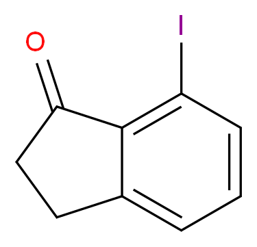 2,3-Dihydro-7-iodoinden-1-one_分子结构_CAS_628732-02-5)