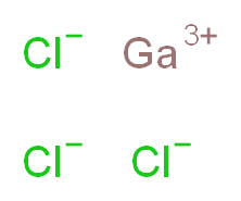 三氯化镓(III), 超干_分子结构_CAS_13450-90-3)