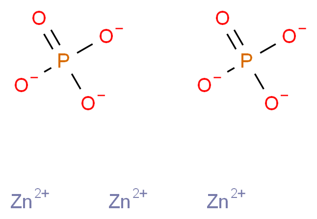 磷酸锌水合物,tech._分子结构_CAS_7779-90-0)