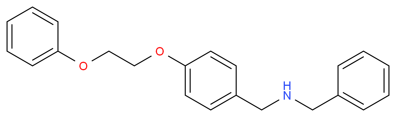 N-Benzyl[4-(2-phenoxyethoxy)phenyl]methanamine_分子结构_CAS_)