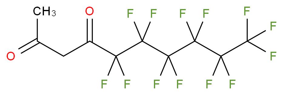 5,5,6,6,7,7,8,8,9,9,10,10,10-tridecafluorodecane-2,4-dione_分子结构_CAS_82822-26-2