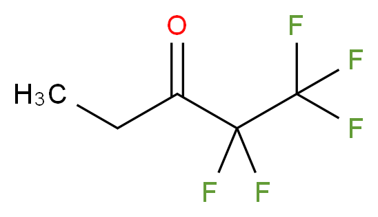 1,1,1,2,2-pentafluoropentan-3-one_分子结构_CAS_378-72-3