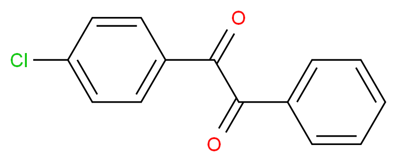 1-(4-chlorophenyl)-2-phenylethane-1,2-dione_分子结构_CAS_22711-23-5)