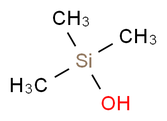 三甲基硅醇_分子结构_CAS_1066-40-6)