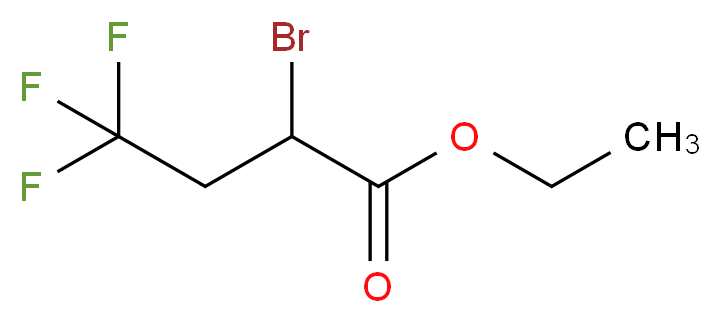 ethyl 2-bromo-4,4,4-trifluorobutanoate_分子结构_CAS_367-33-9