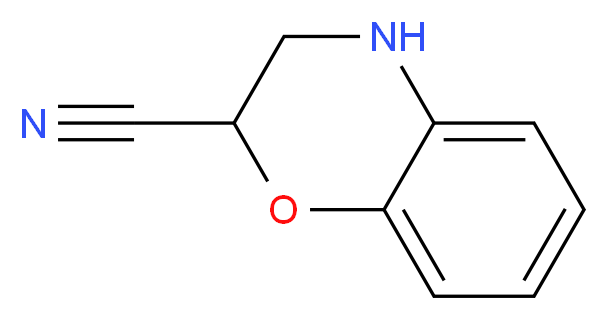 3,4-Dihydro-2H-1,4-benzoxazine-2-carbonitrile 97%_分子结构_CAS_86267-86-9)